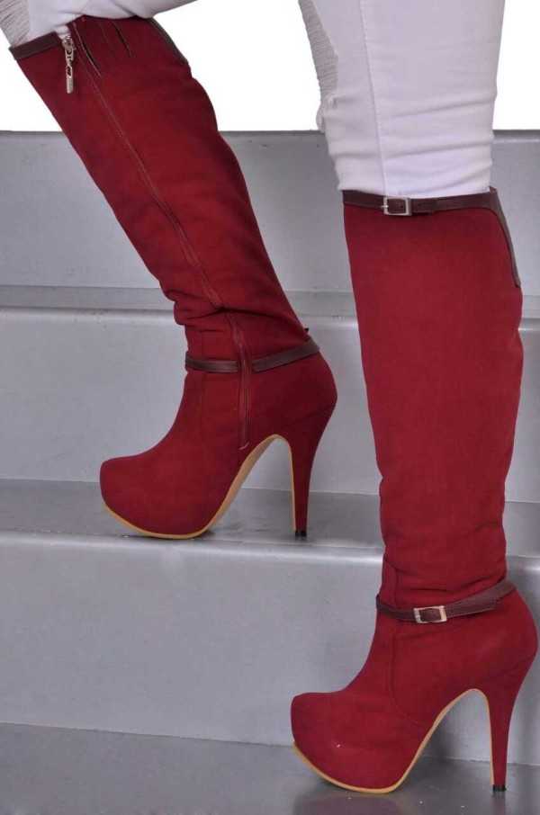 Antonia Red Boots
