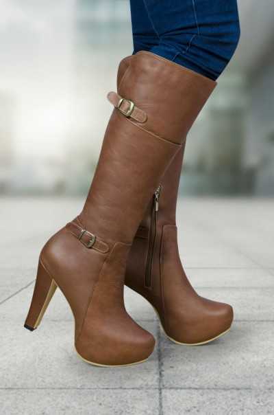 Botas Susana Tabaco (Cuero)