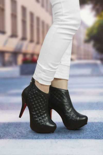 Botines Coco Negro (Cuero)