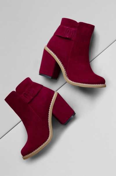 Botines Diana Vinotinto