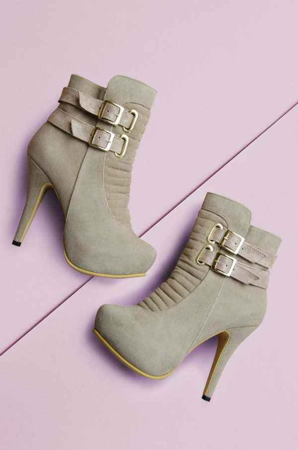 Sara Taupe Ankle Boots