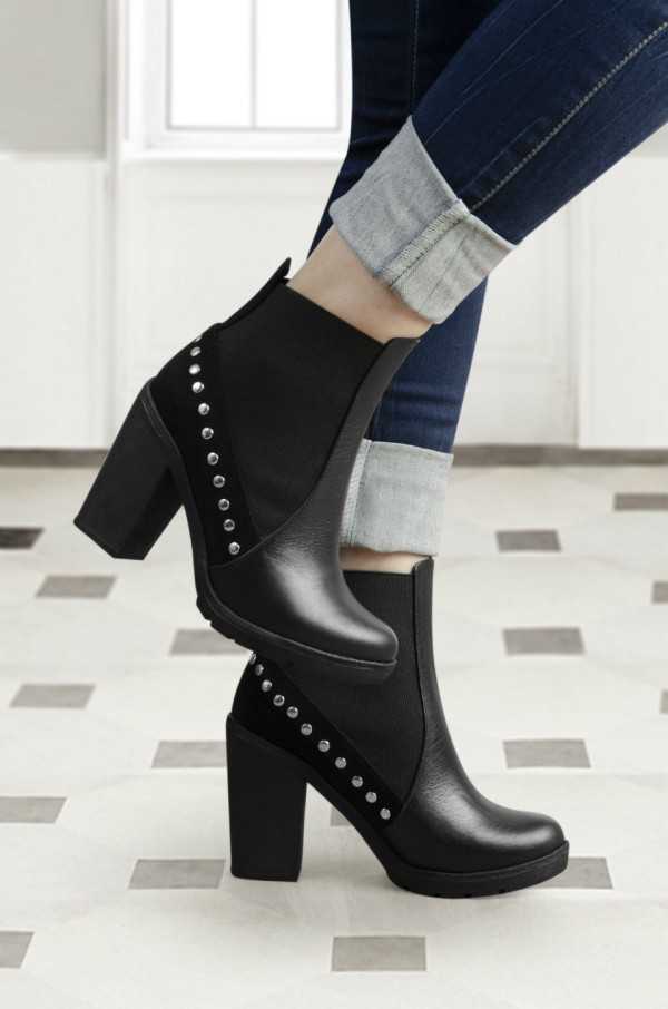 Karina Black Ankle Boots
