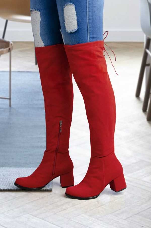 Barbara Red Boots
