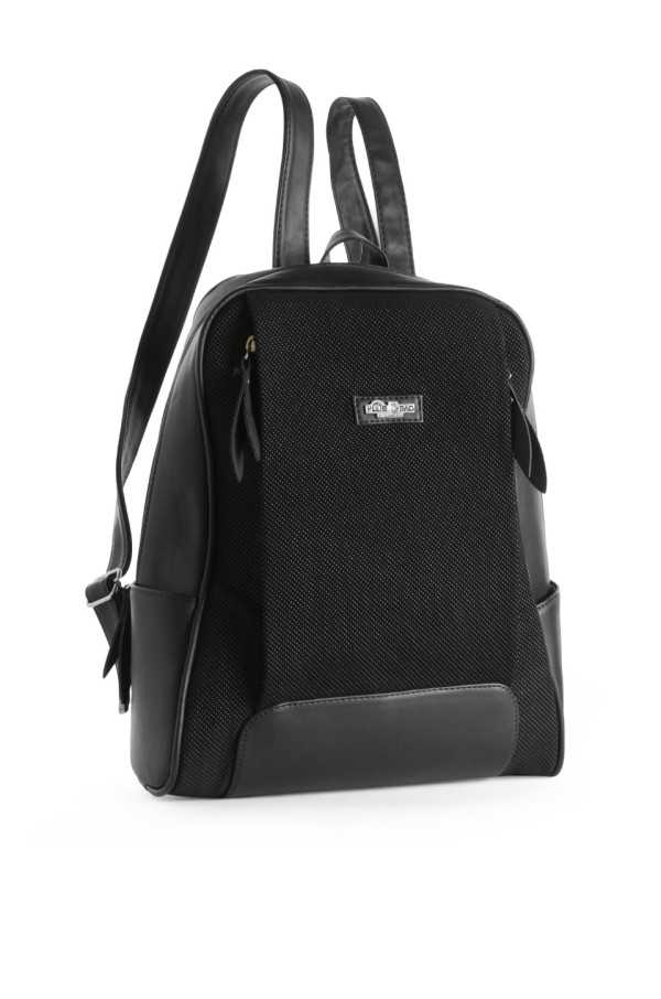 Magnolia Black (Silver) Backpack