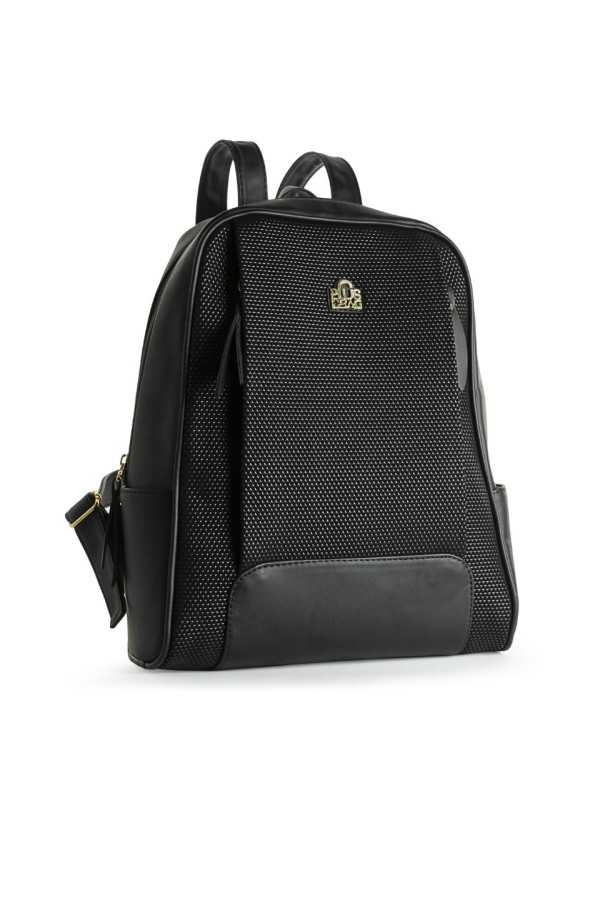 Magnolia Black (Gold) Backpack