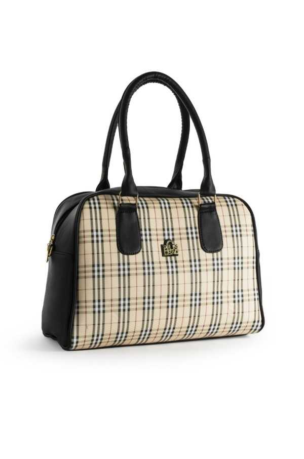 Sabrina Tartan Bag (Yellow and Black)